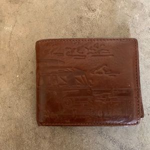 Leather Print Fossil Wallet
